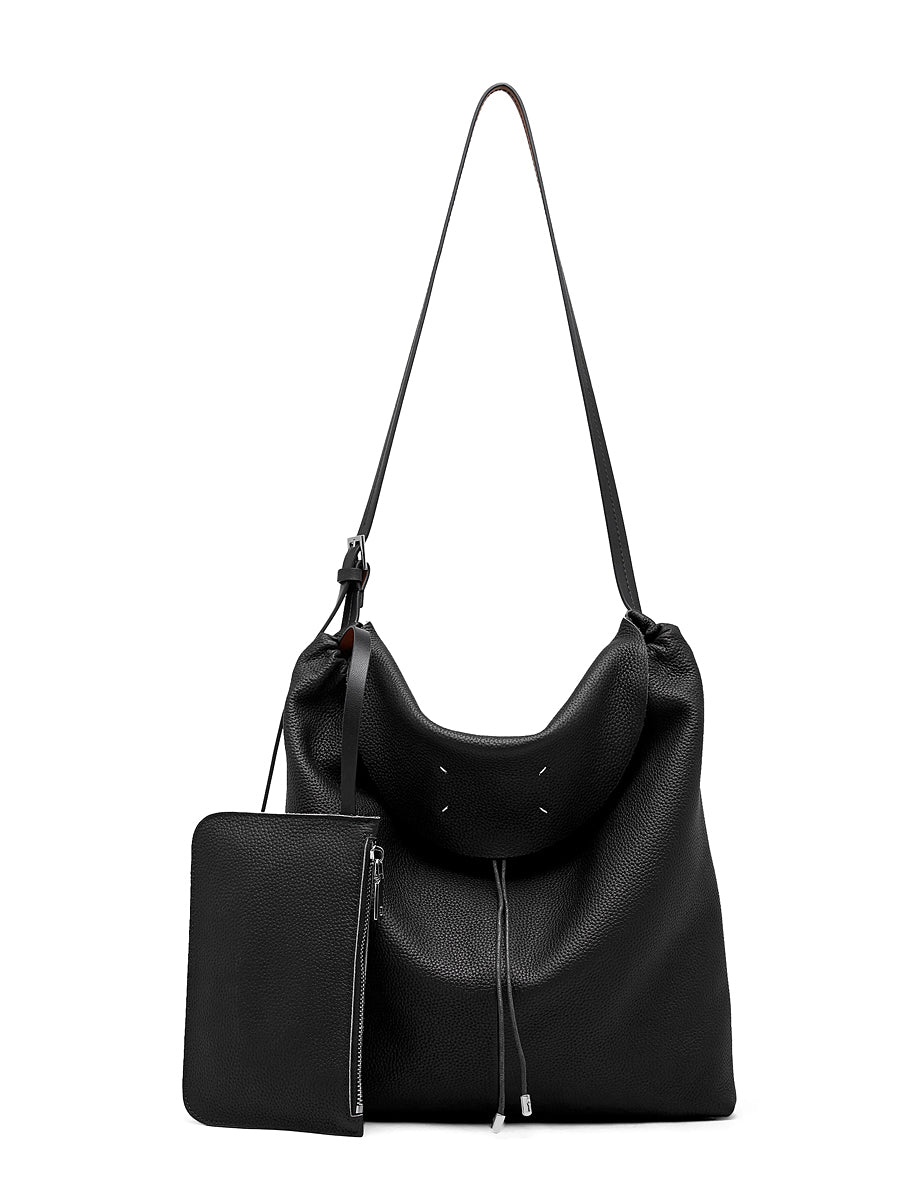 Aubrine Adrienne Hobo Bag in Black