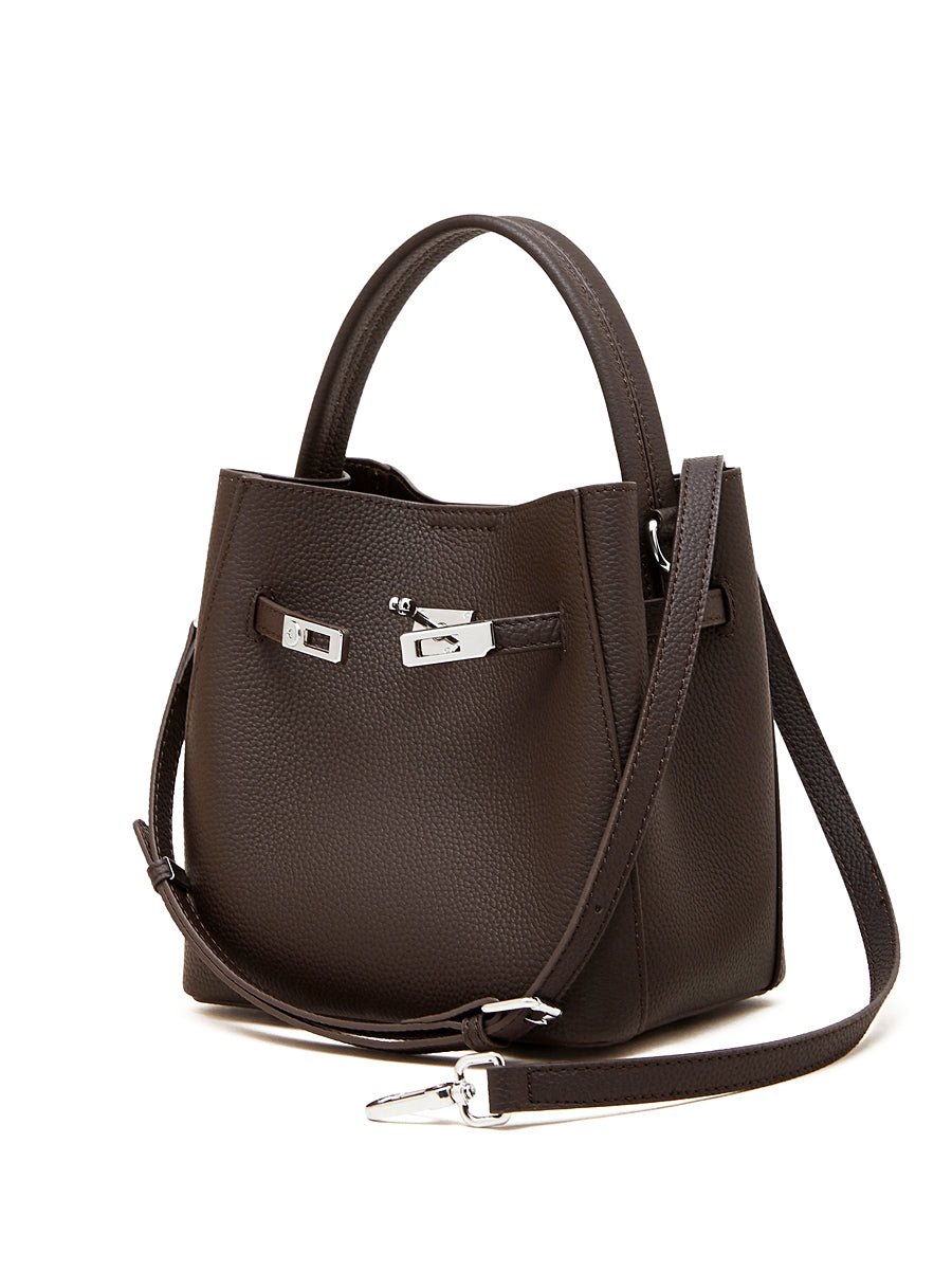 Aubrine Armelle Bucket Bag in Chocolate