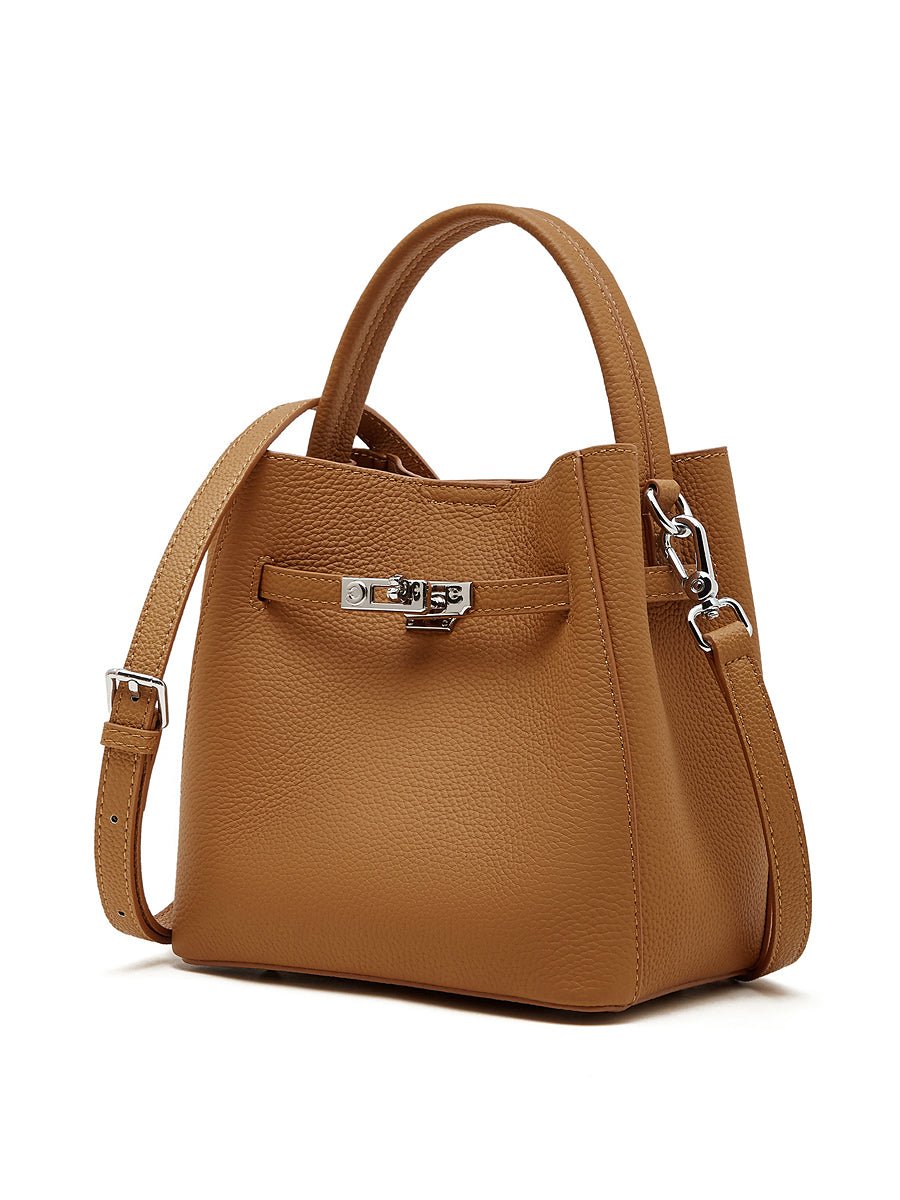 Aubrine Armelle Bucket Bag in Chocolate