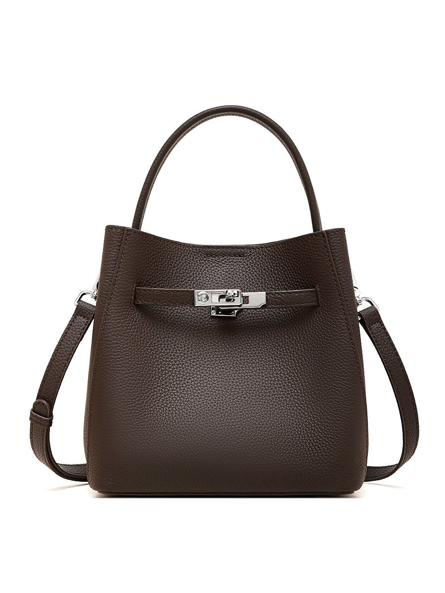 Aubrine Armelle Bucket Bag in Chocolate