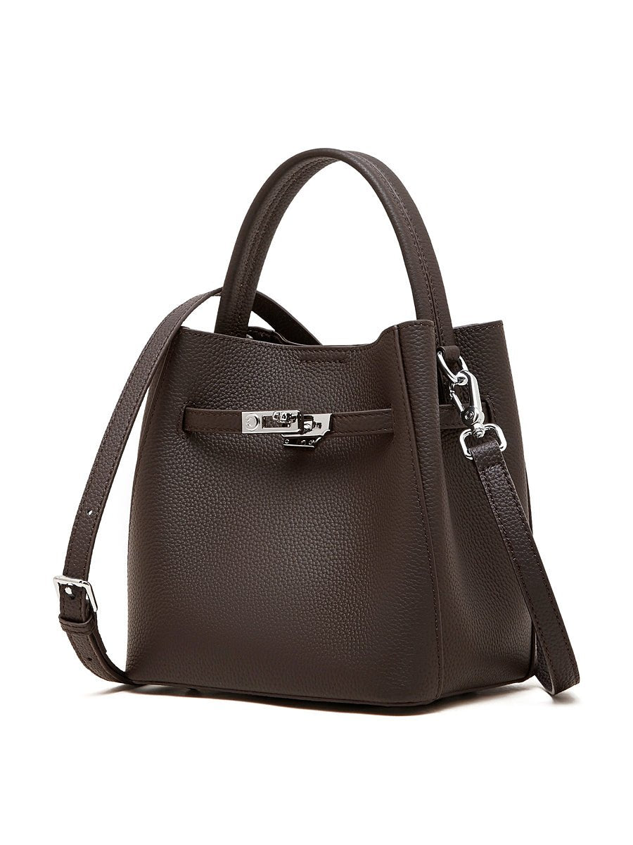 Aubrine Armelle Bucket Bag in Chocolate