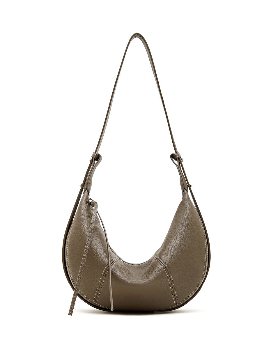 Aubrine Bernadette Crescent Bag in Black