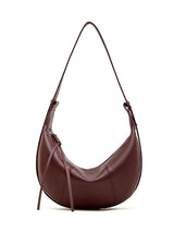 Aubrine Bernadette Crescent Bag in Black