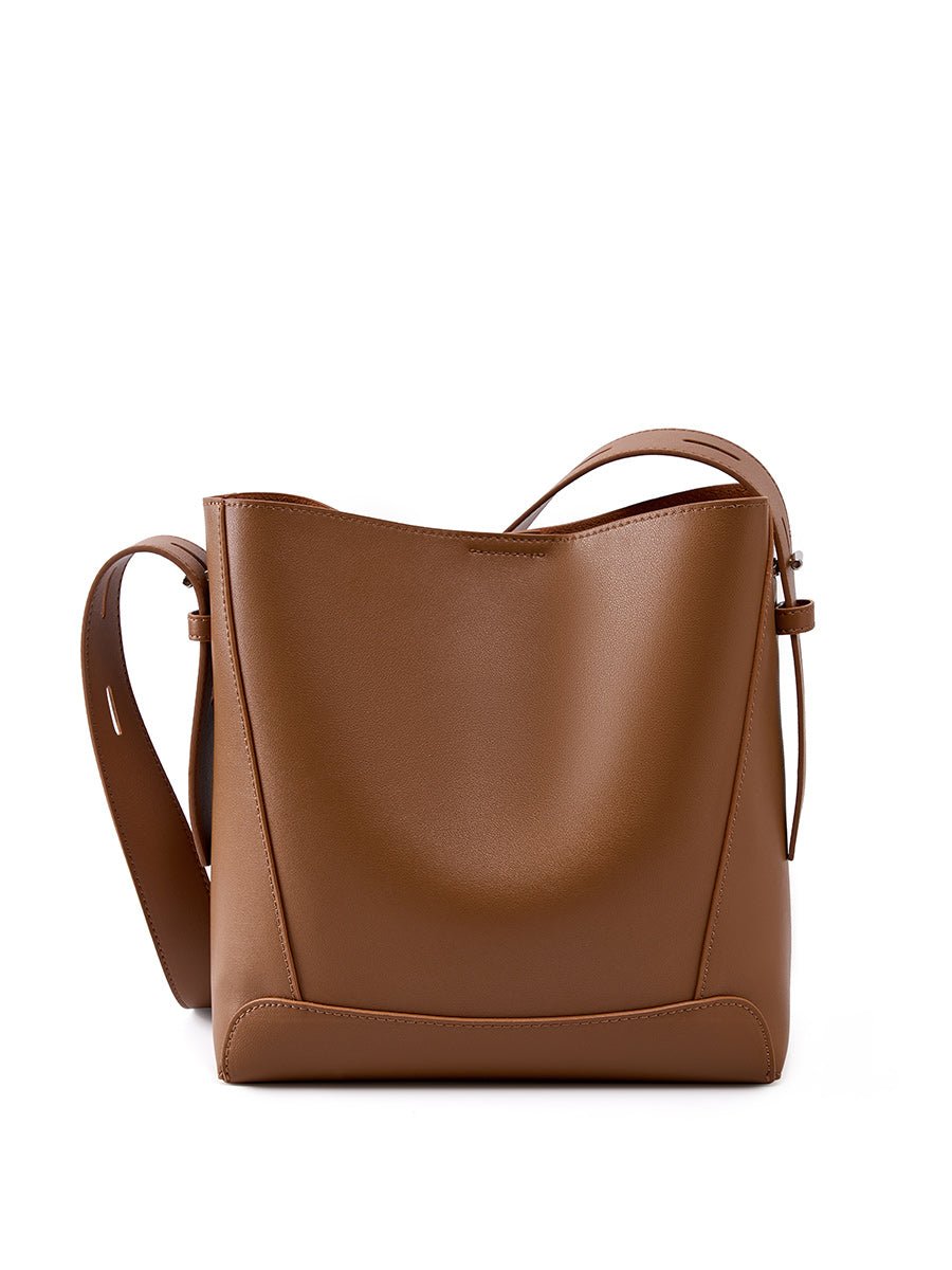 Aubrine Carine Bucket Tote in Chocolate