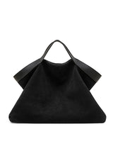 Aubrine Cecile Suede Tote in Black