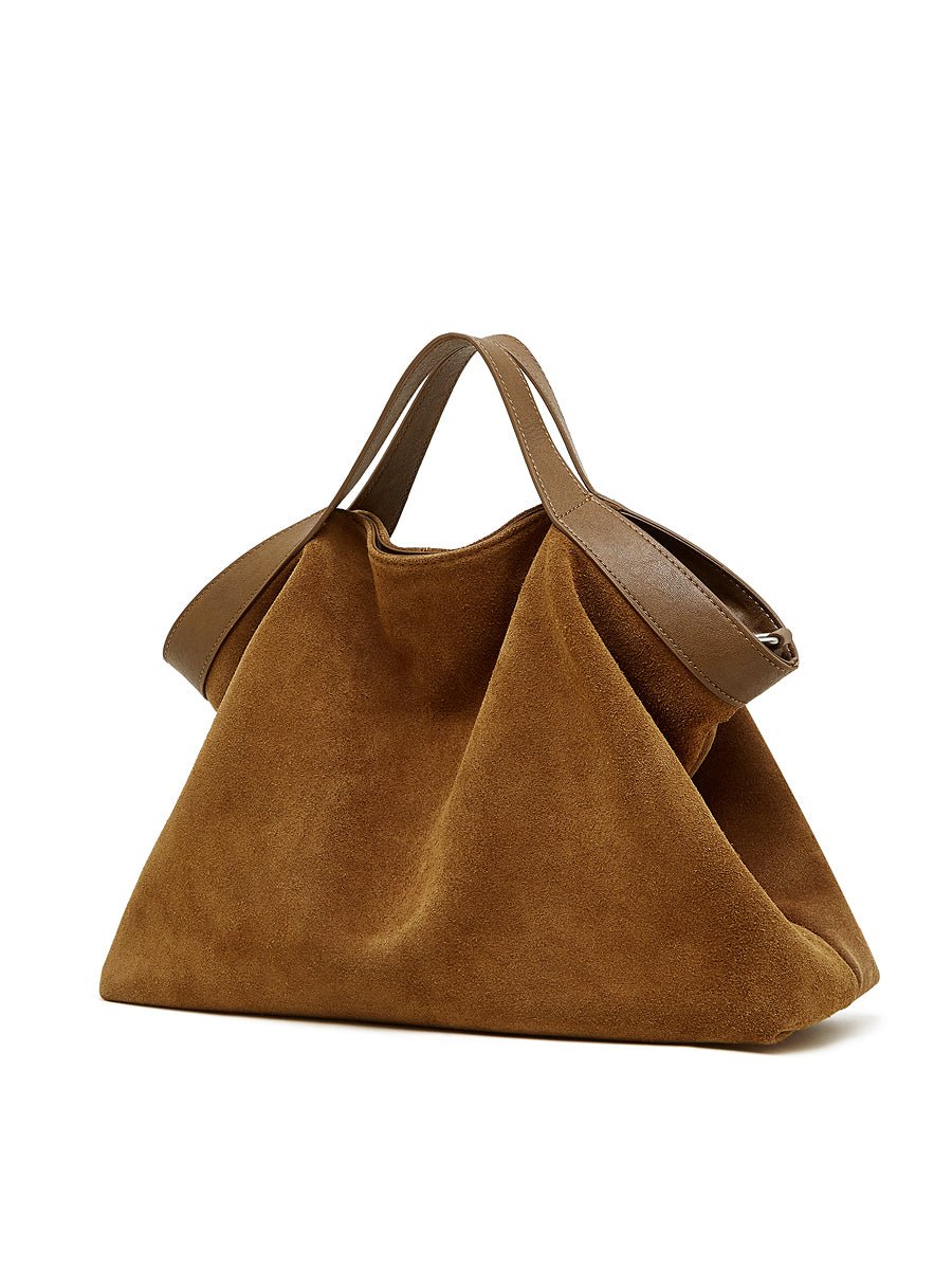 Aubrine Cecile Suede Tote in Black