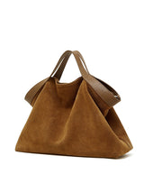 Aubrine Cecile Suede Tote in Black