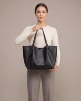 Aubrine Clarisse Tote in Black, held