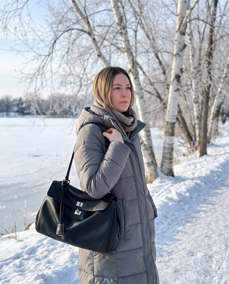 Aubrine Cosette Shoulder Bag, worn