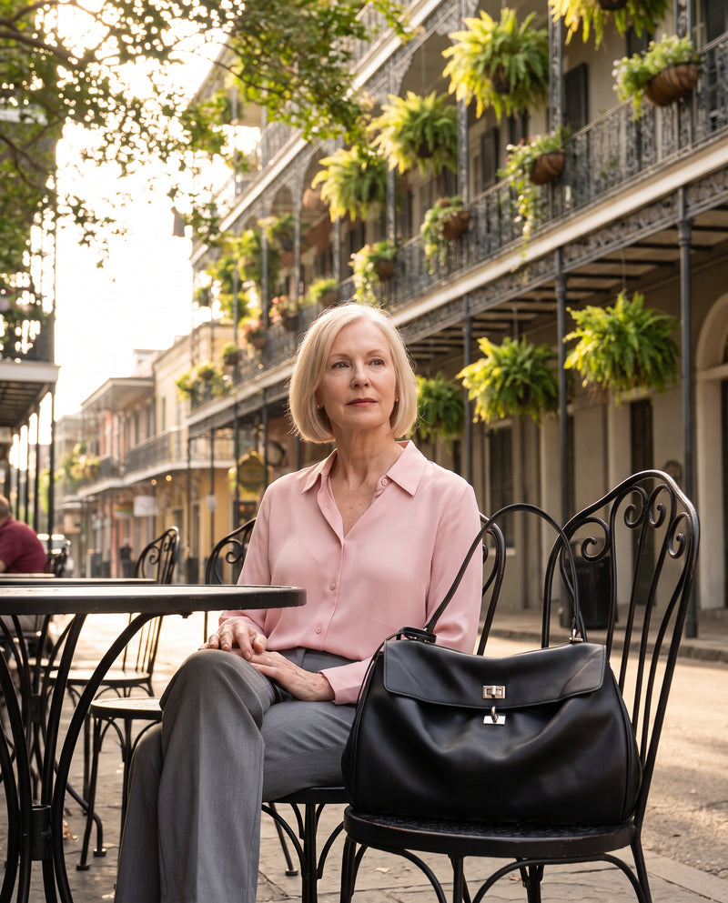Aubrine Cosette Shoulder Bag, worn