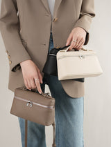 Aubrine Eleonore Vanity Bag in Black, worn