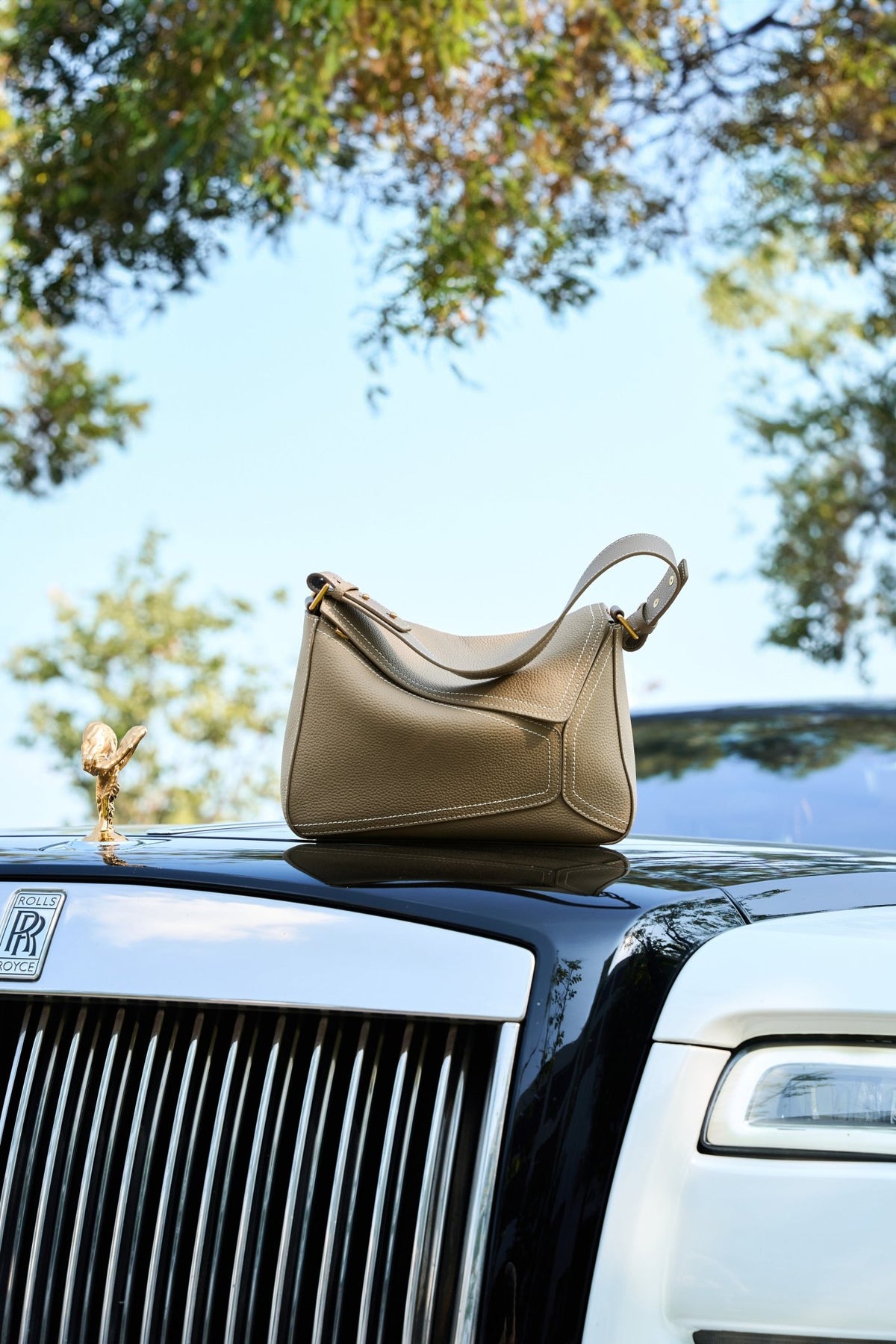 Aubrine Emmanuelle Hobo Bag in Brown