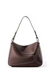Aubrine Emmanuelle Hobo Bag in Brown