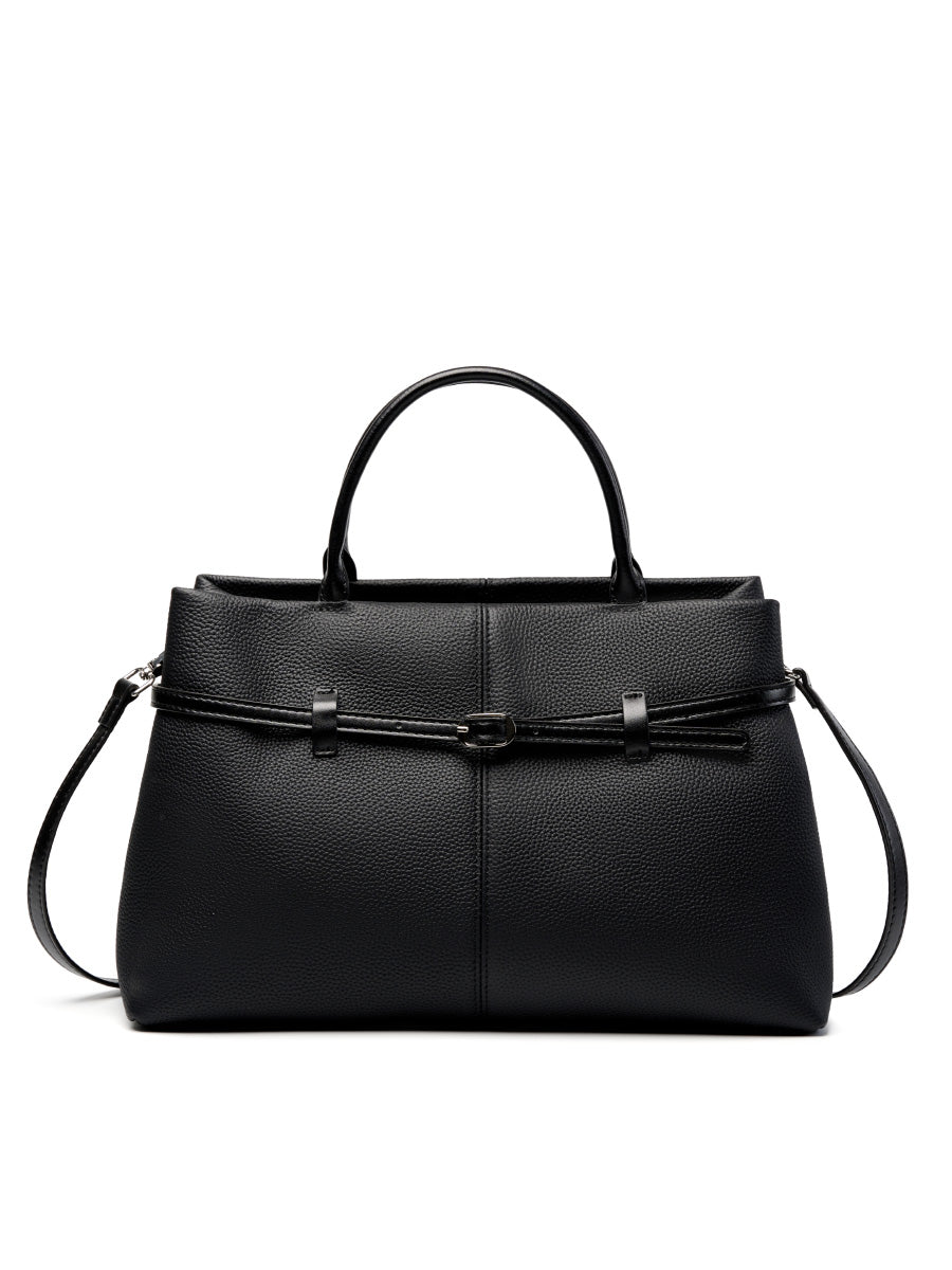 Aubrine Ernestine Satchel in Black