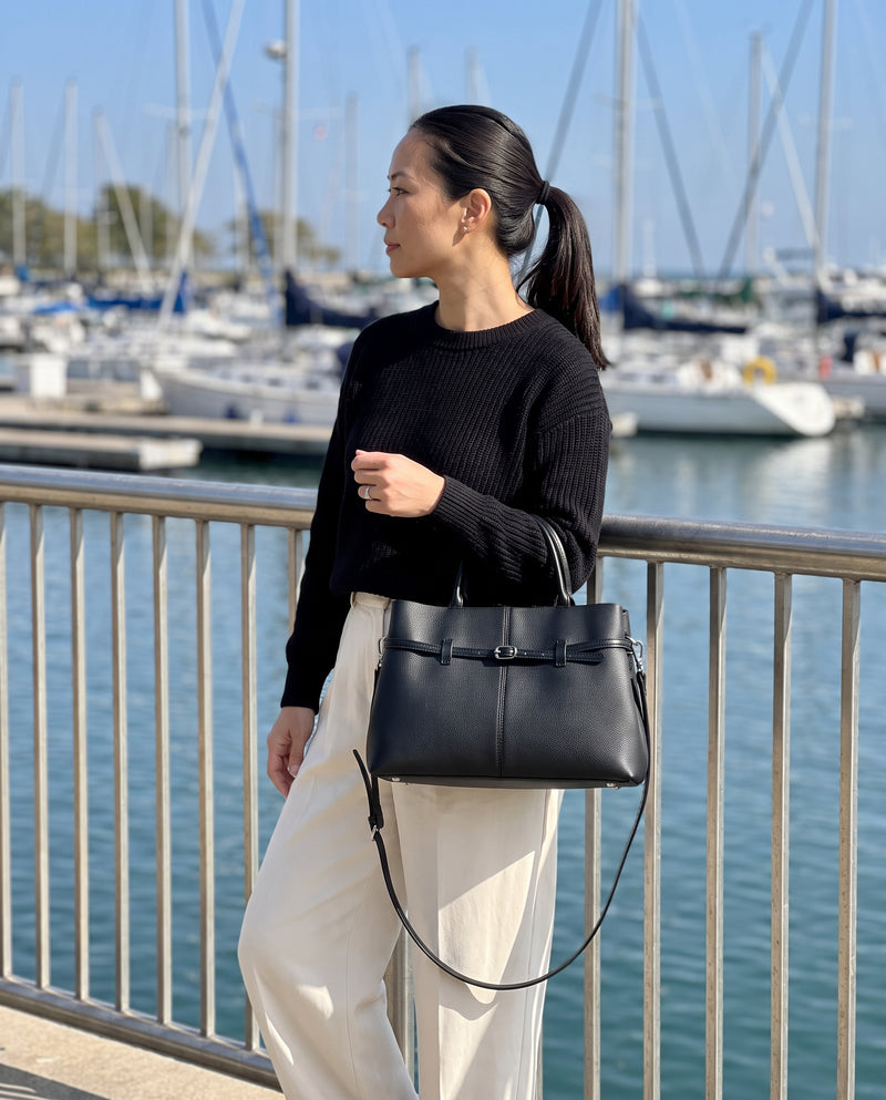 Aubrine Ernestine Satchel, worn