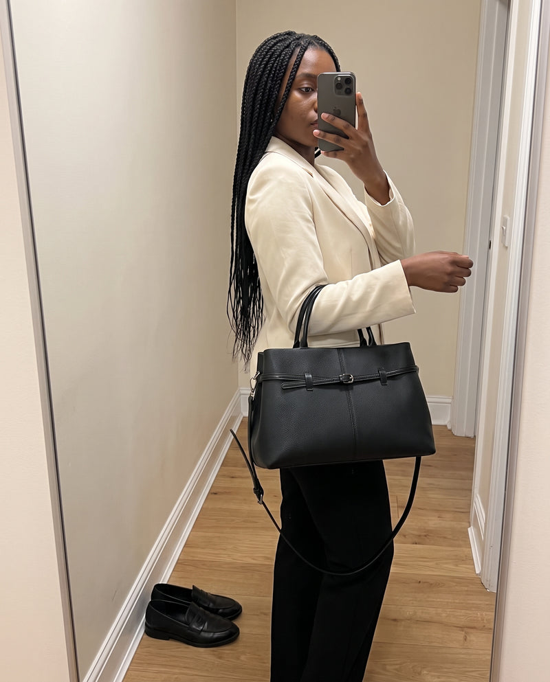 Aubrine Ernestine Satchel, worn