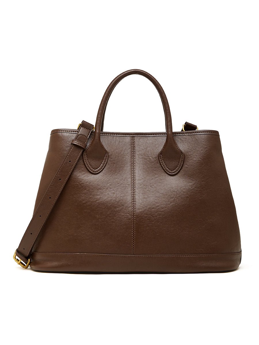 Aubrine Francine Tote in Chocolate