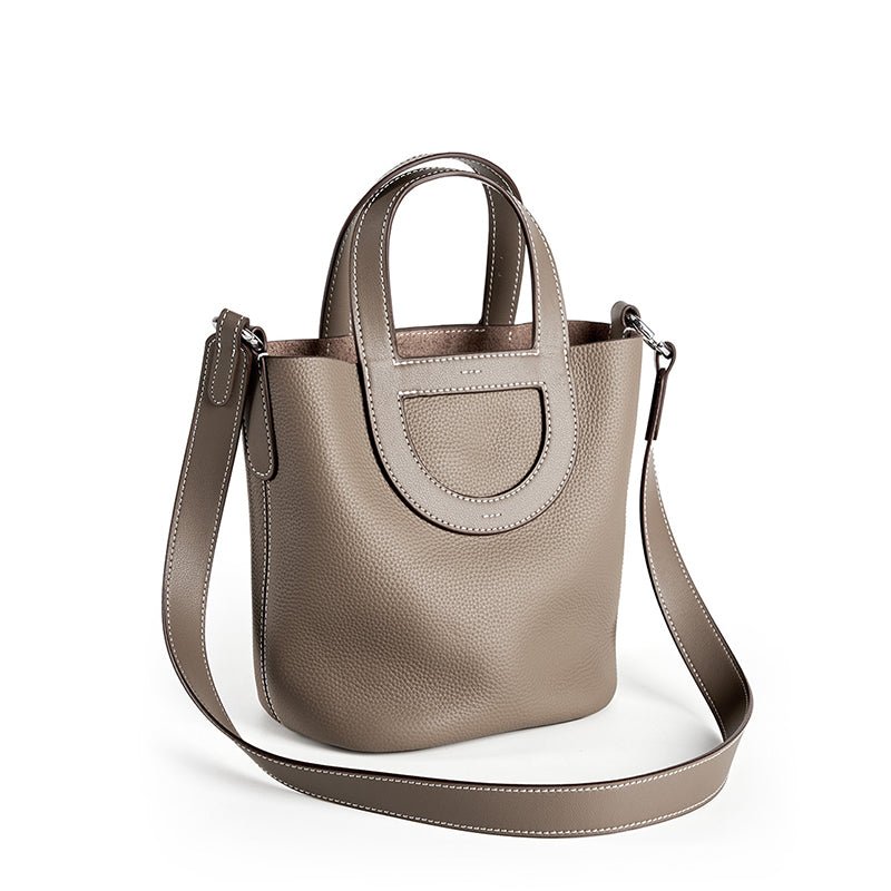 Aubrine Ghislaine Bucket Bag in Brown