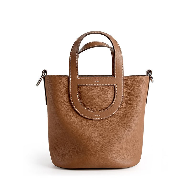 Aubrine Ghislaine Bucket Bag in Brown