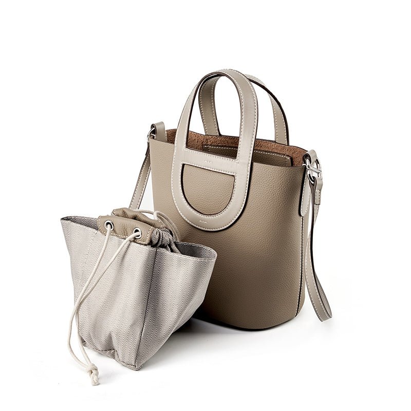 Aubrine Ghislaine Bucket Bag in Brown