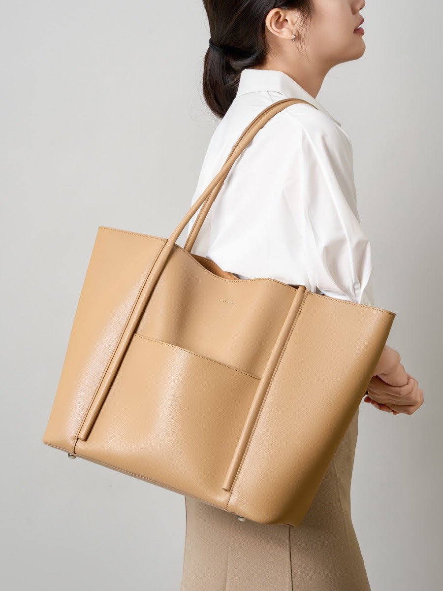 Aubrine Jeanne Shopper in Black, worn