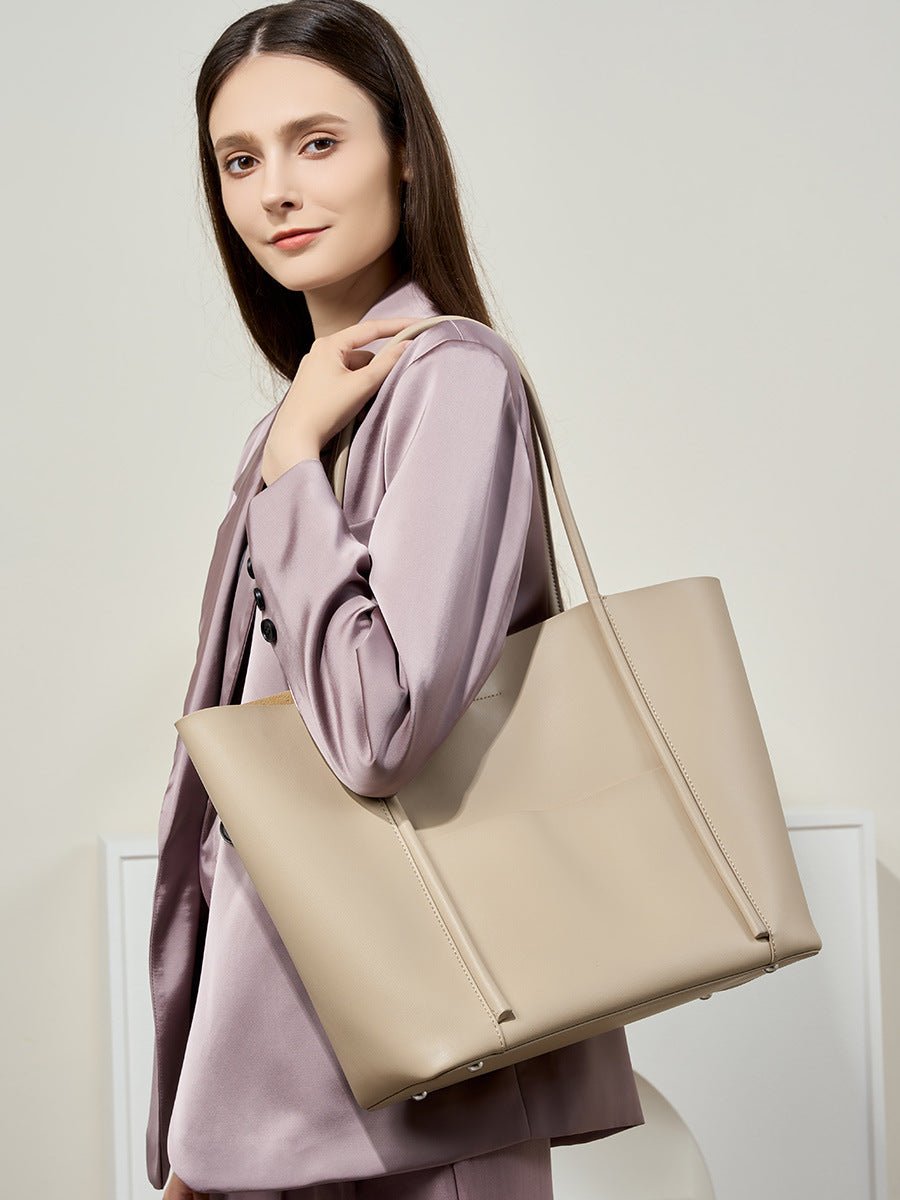 Aubrine Jeanne Shopper in Black, worn