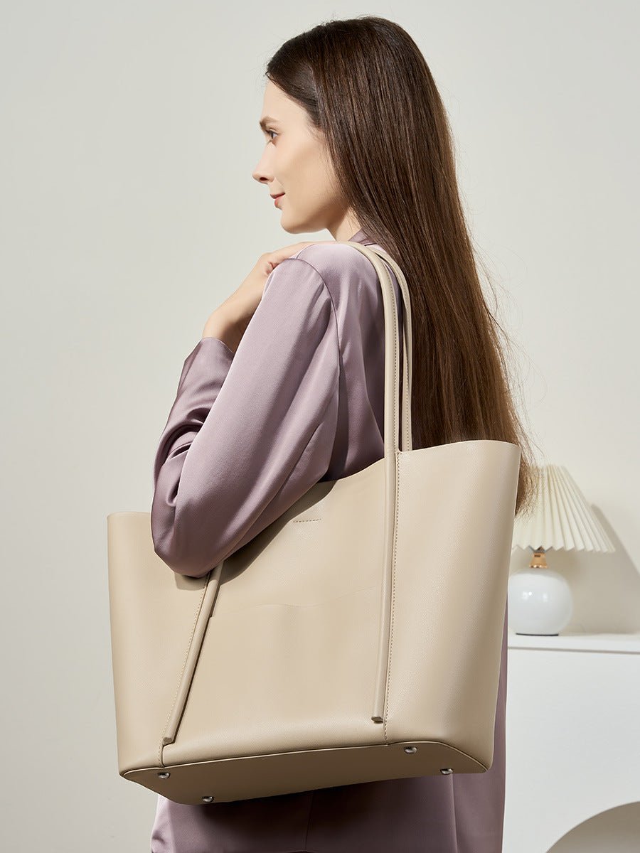Aubrine Jeanne Shopper in Black, worn