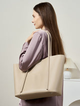 Aubrine Jeanne Shopper in Black, worn
