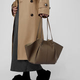 Aubrine Joelle Shoulder Bag in Black, worn
