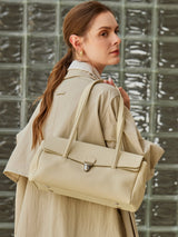 Aubrine Leonie Tote in Black, worn