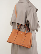 Aubrine Lucile Tote in Black, worn