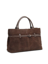Aubrine Pascale Suede Tote in Black