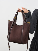 Aubrine Sandrine Shoulder Bag in Coffee