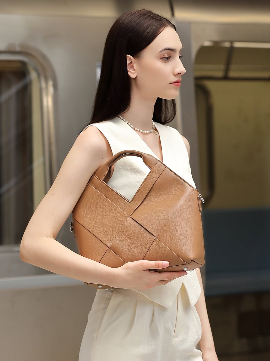 Aubrine Therese Shoulder Bag in Black, worn