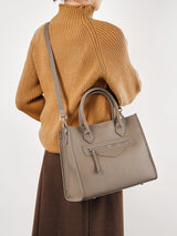 Aubrine Yvette Tote in Black, worn