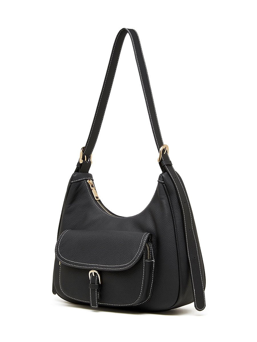 Aubrine Zelie Hobo Bag in Black