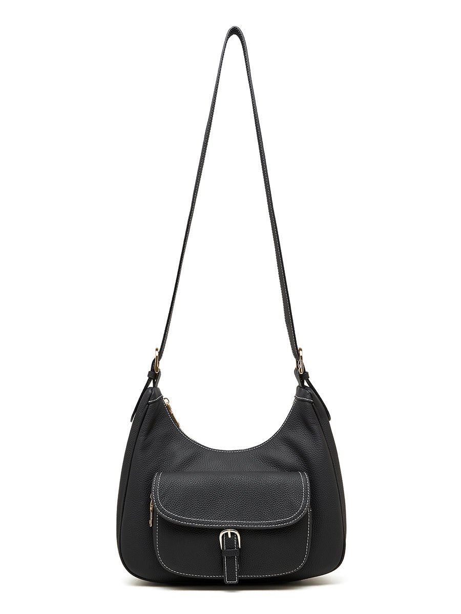 Aubrine Zelie Hobo Bag in Black