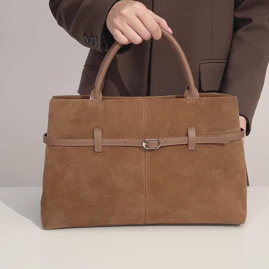 Aubrine Pascale Suede Tote, video
