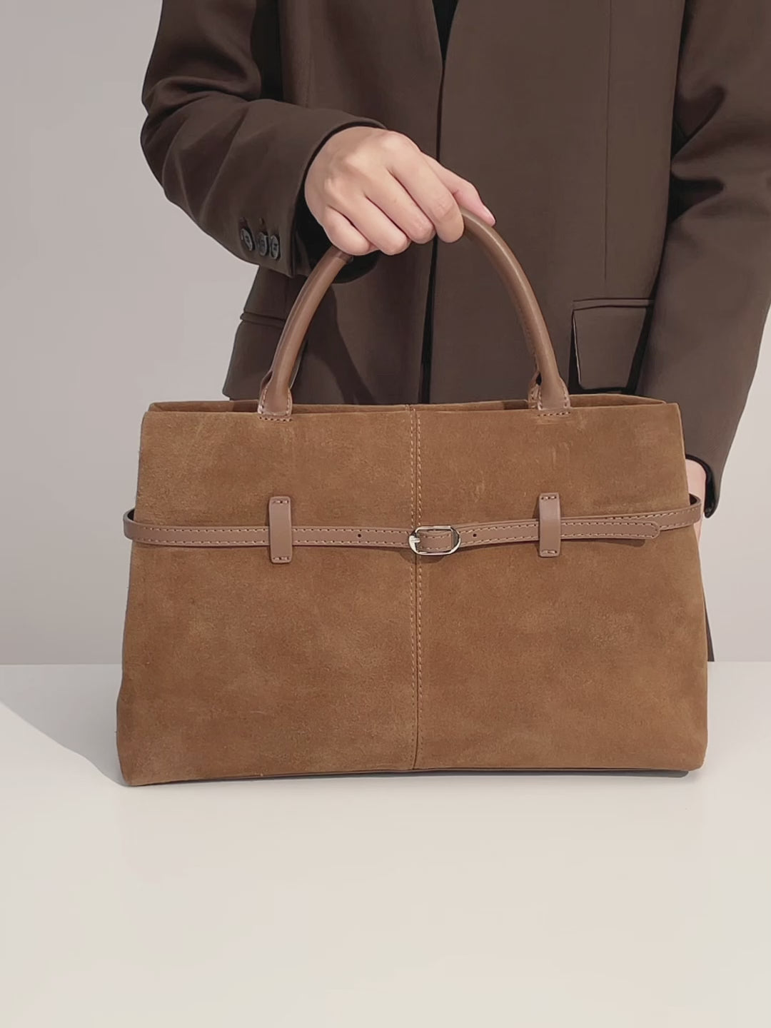 Aubrine Pascale Suede Tote, video